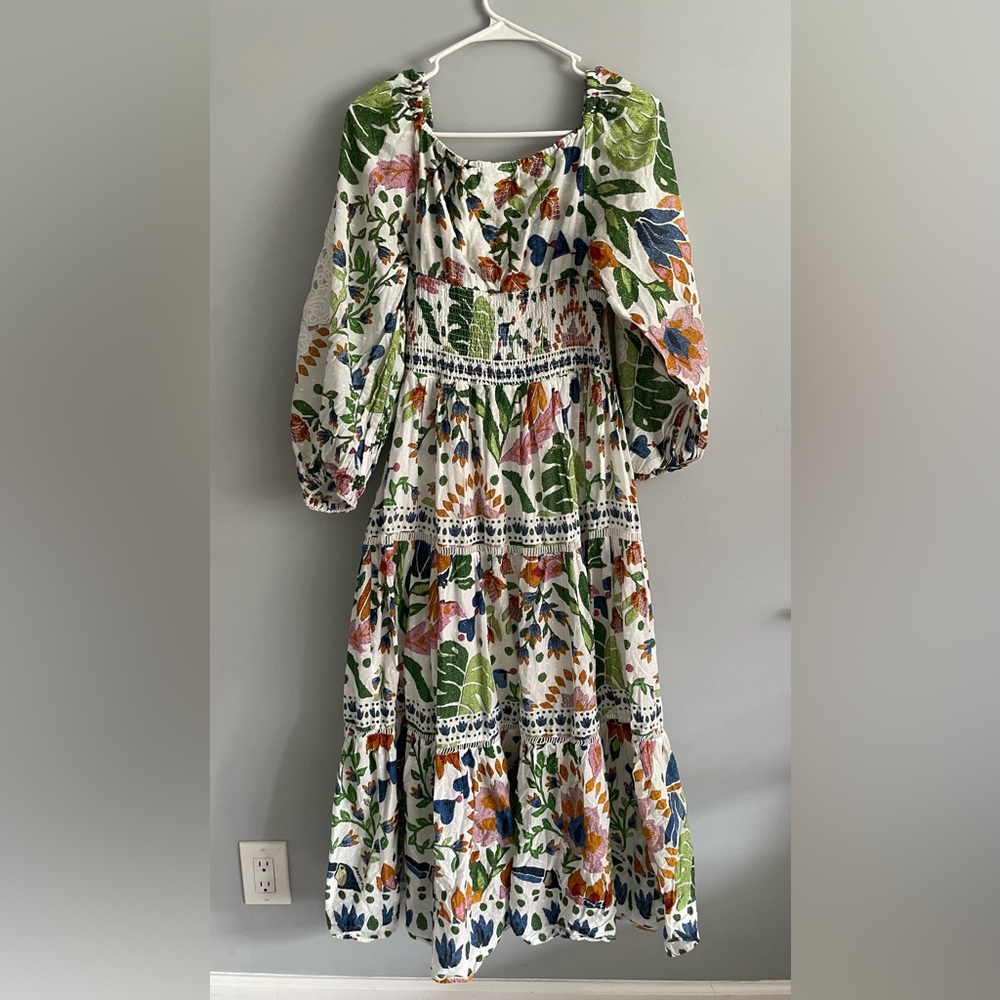 Farm Rio Summer Garden Midi Dress - Picture 7 of 7
